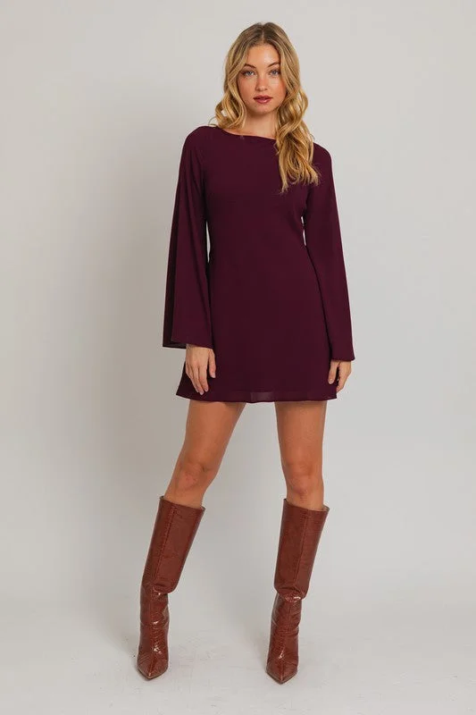 Beverly Bell Sleeve Mini Dress - Final Sale