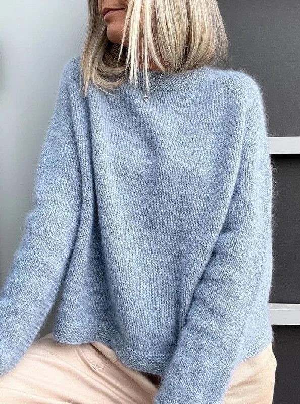 Esmeralda Sweater by Katrine Hannibal, No 20 + Silk mohair knitting kit