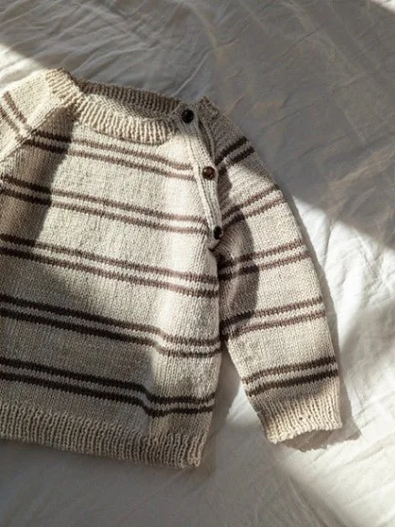 Babystripesweater by Ann-Kathrin Knits, No 14 yarn kit (ex pattern)