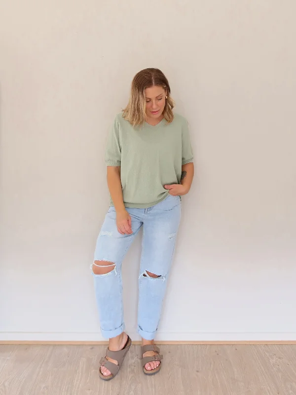 Mollie Top - Sage