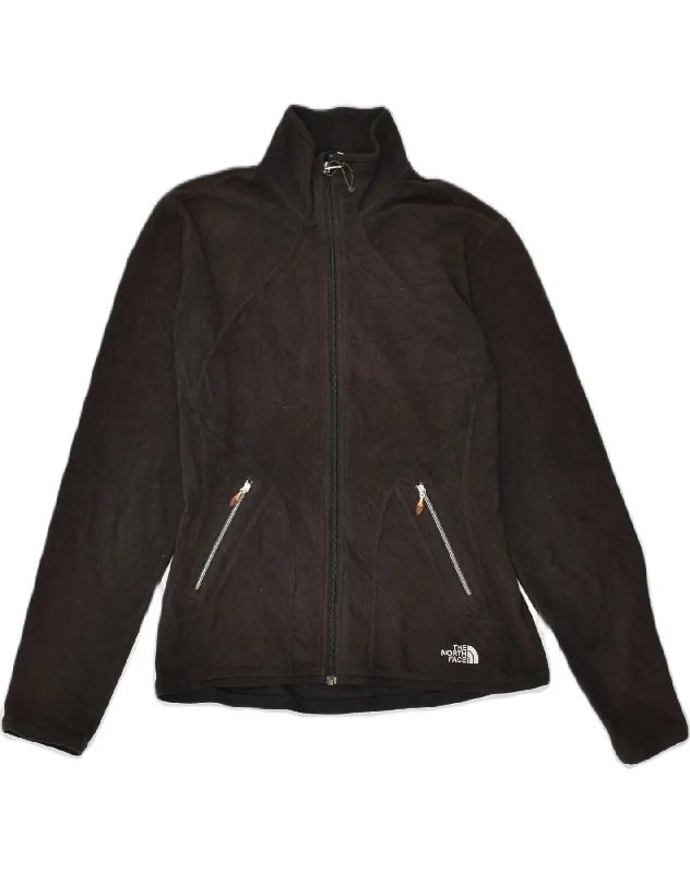 THE NORTH FACE Womens Fleece Jacket UK 8 Small Black Polyester