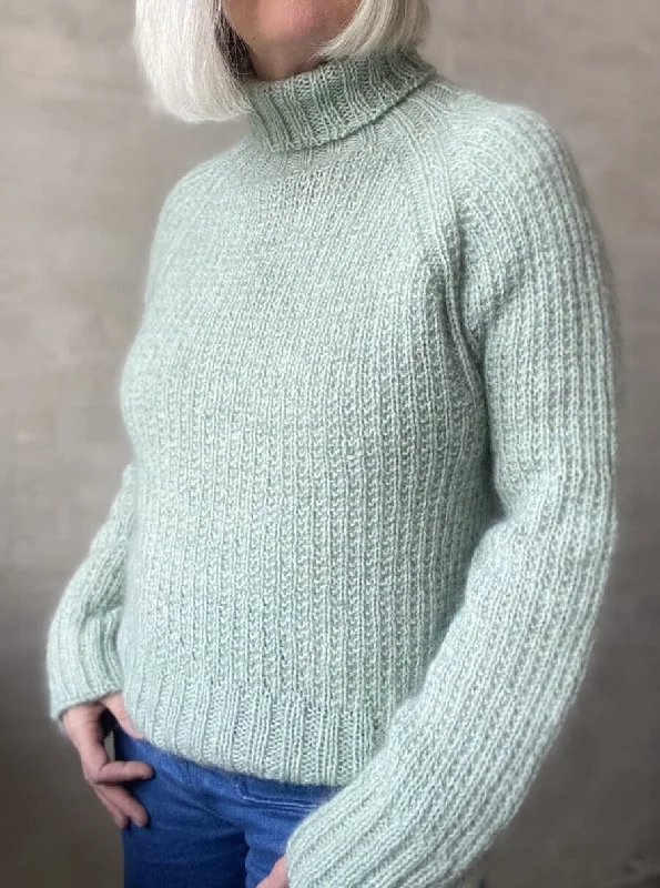 Ellen sweater, No 20 + Silk mohair knitting kit