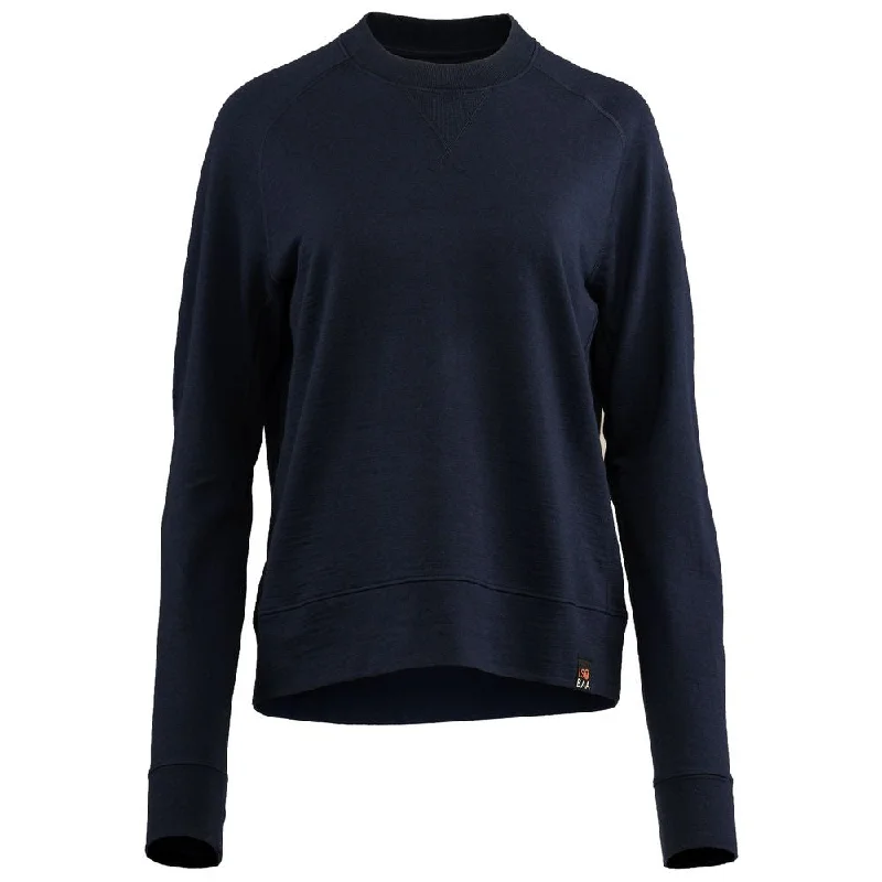 Womens Merino 260 Lounge Sweatshirt (Navy)