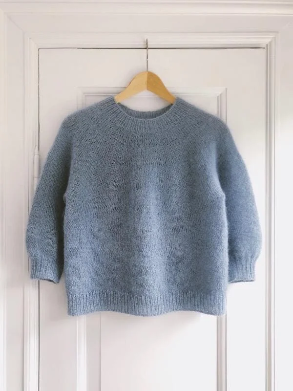 Novice sweater - Mohair edition, by PetiteKnit, knitting pattern