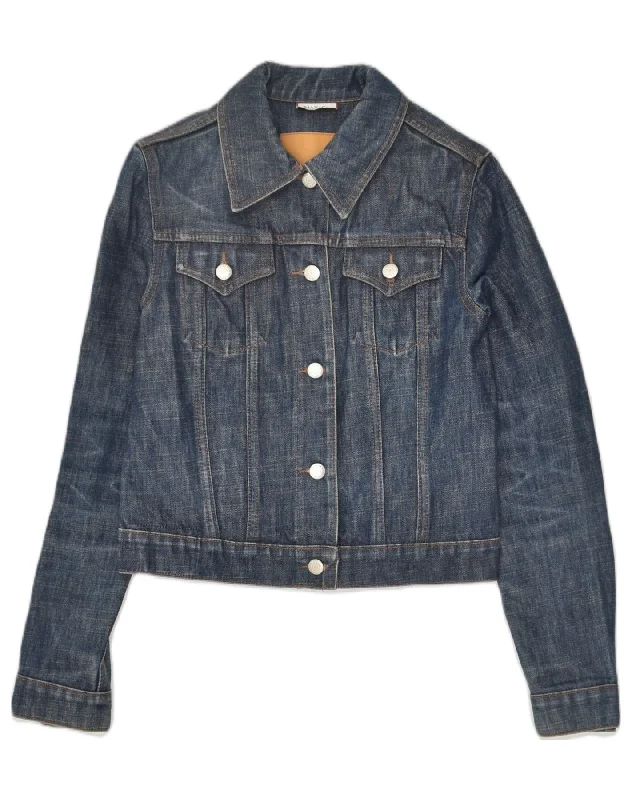 MAX & CO. Womens Denim Jacket UK 6 XS Blue Cotton