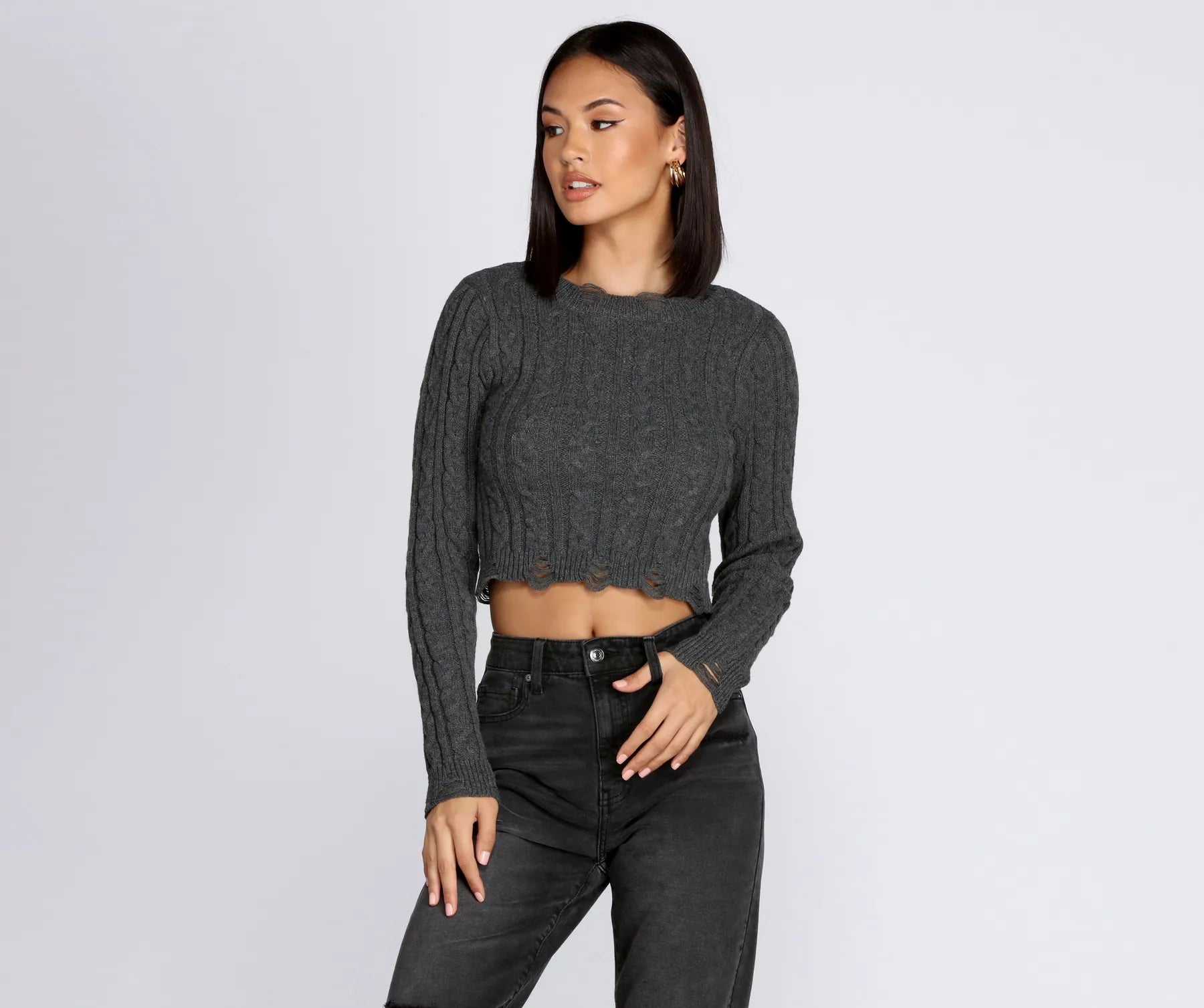 Snug Bug Knit Crop Top