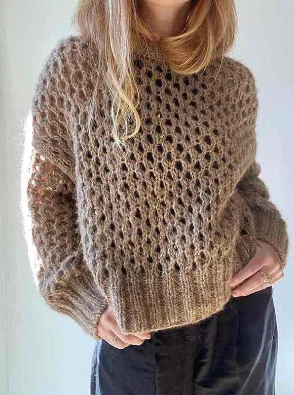 Sweater No 21 by My Favourite Things Knitwear, No 1 + silk mohair yarn kit (excl pattern)