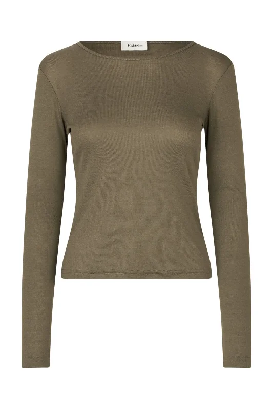 Modström - Harpermd Ls Top - 5581 Warm Gray