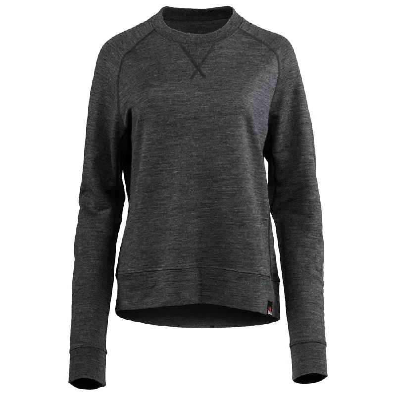 Womens Merino 260 Lounge Sweatshirt (Smoke)