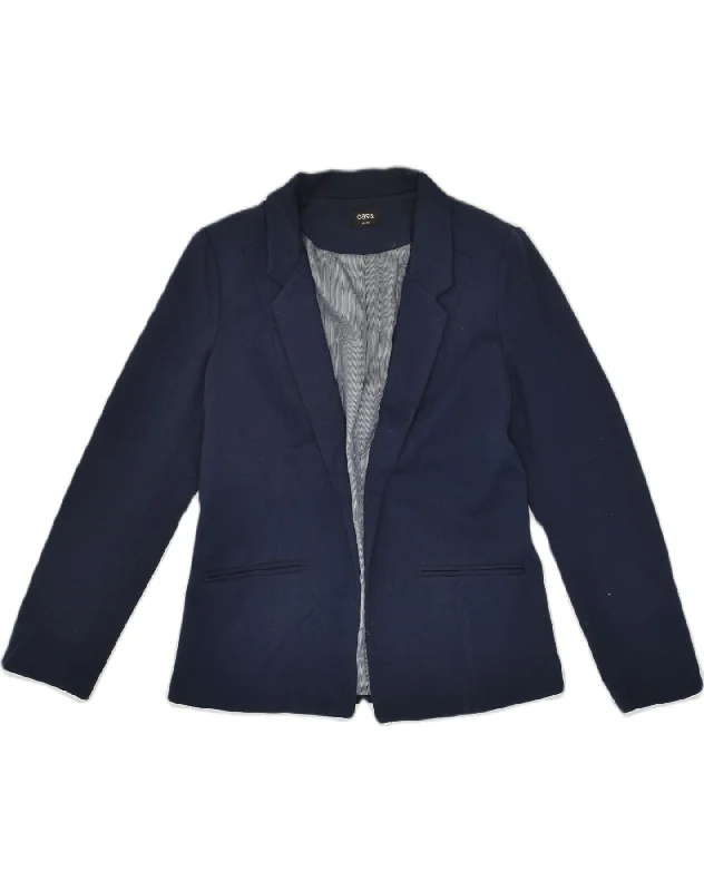 OASIS Womens Open Blazer Jacket IT 40 Small Navy Blue Polyester