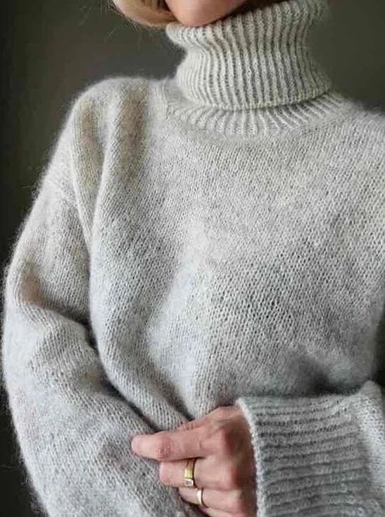 Sweater no 11 Light by My Favourite Things Knitwear, No 20 + silk mohair yarn kit (excl pattern)