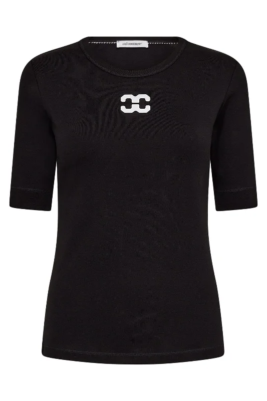 Co´couture - Grannycc Logo Tee 33101 - 96 Black