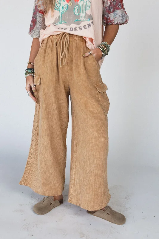 Vibes For Days Pants - Camel