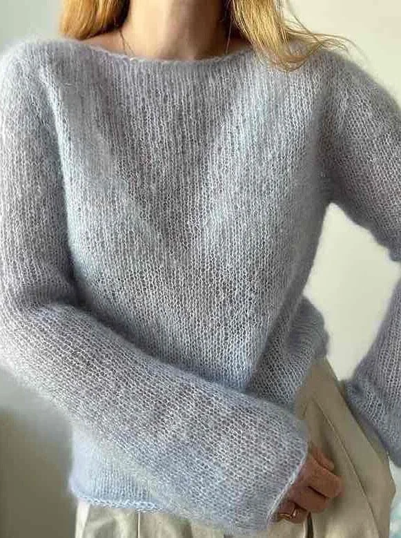 Blouse no 1 Light by My Favourite Things Knitwear, Silk Mohair yarn kit (excl pattern)