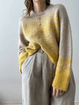 Johanne Loop sweater by Other Loops, No 16 + silk mohair yarn kit (ex pattern)