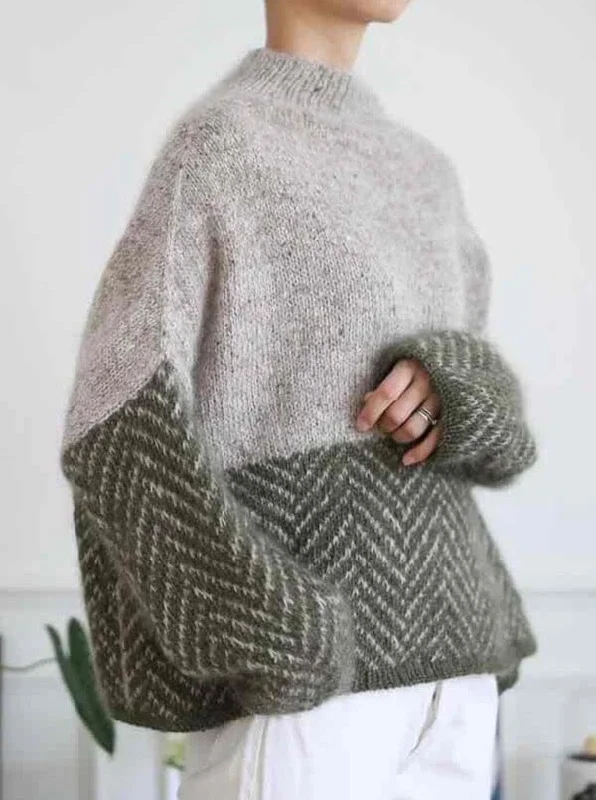 Jeol sweater by Aegyo Knit, No 16 + Silk Mohair yarn kit (excl pattern)